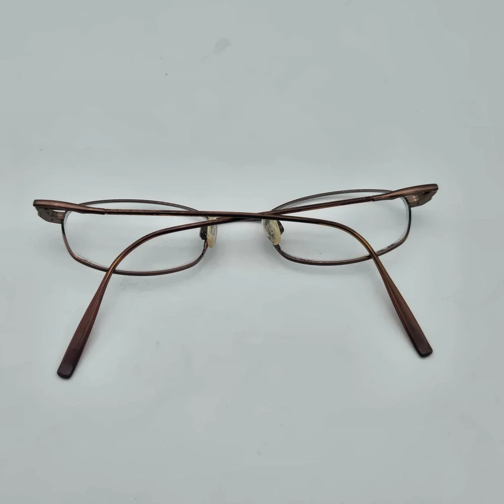 Altair Microtech Eyeglasses Frames Only 48-19-145 Antique Bronze Flex Hinge